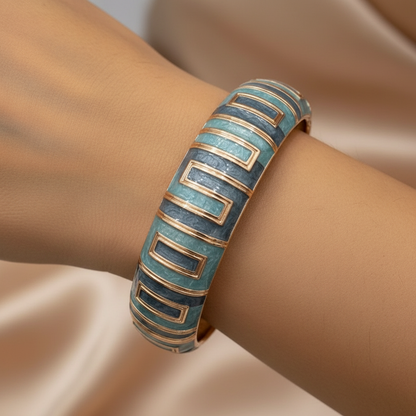 Geometric Meenakari Kada for Women