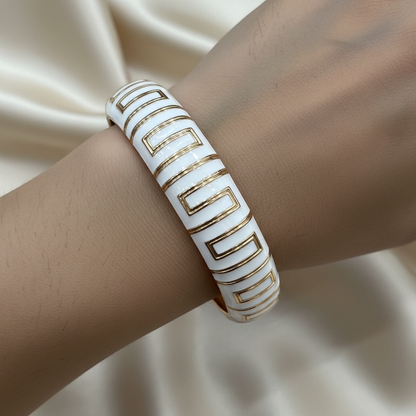 Geometric Meenakari Kada for Women
