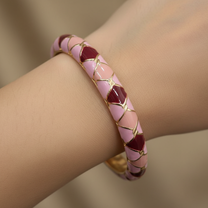 Criss Cross Meenakari Kada for Women
