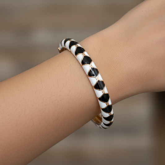 Criss Cross Meenakari Kada for Women