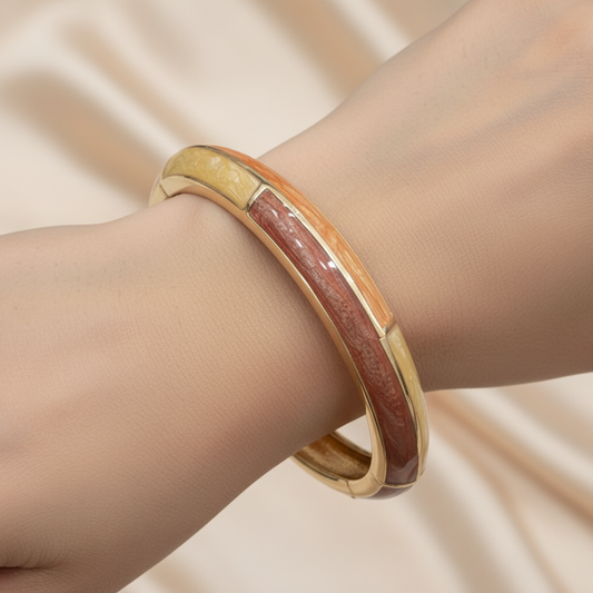 Minimal Panel Meenakari Kada for Women