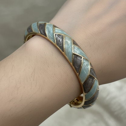 Geometric Mosaic Meenakari Kada for Women