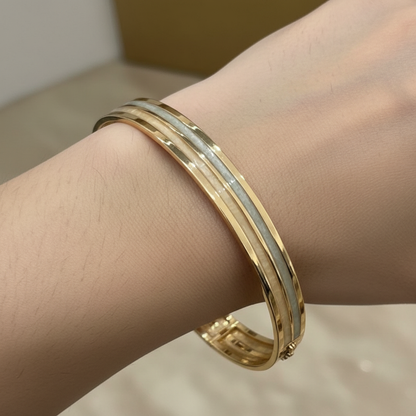 Gold Plated Meenakari Kada for Women