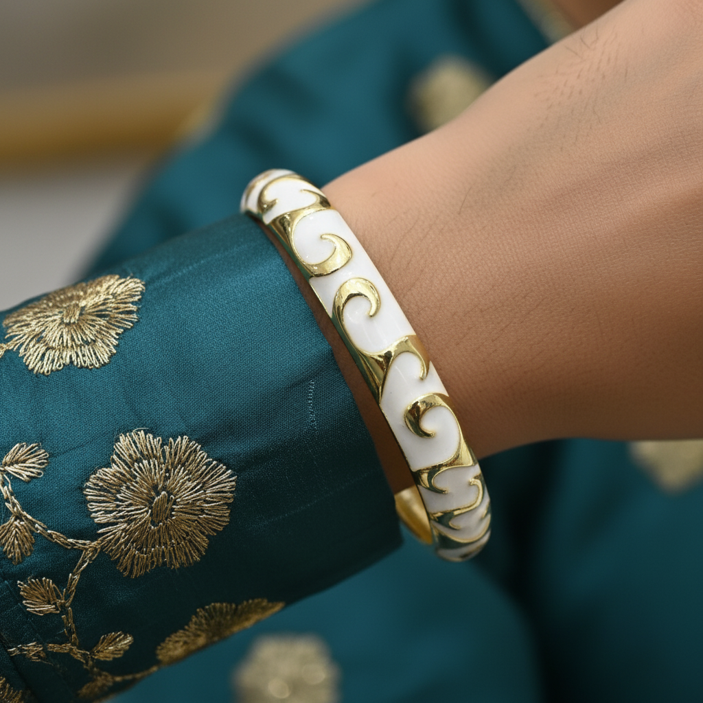 Traditional Meenakari Kada for Kids