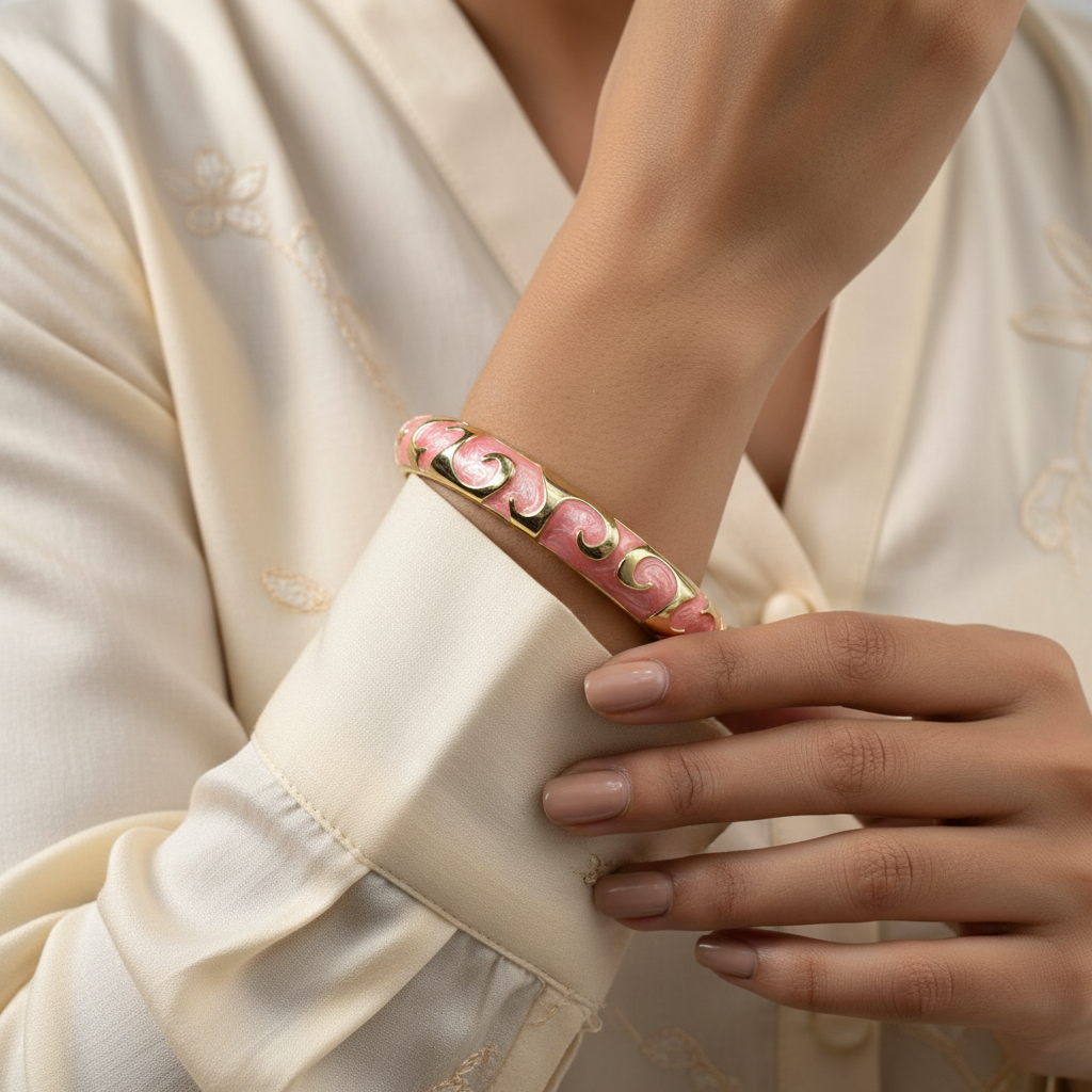 Traditional Meenakari Kada for Kids