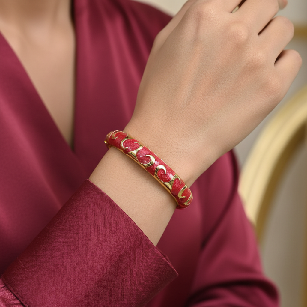 Traditional Meenakari Kada for Kids