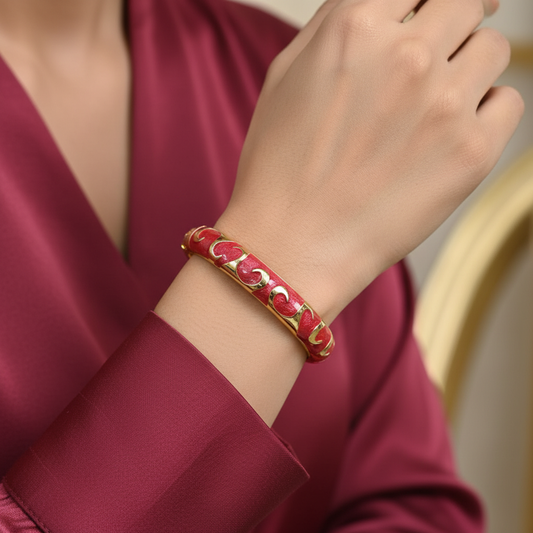 Traditional Meenakari Kada for Kids