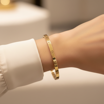 Slim Screw Design Bracelet for Women