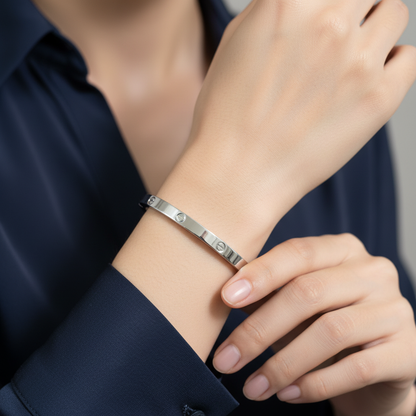 Slim Screw Design Bracelet for Women