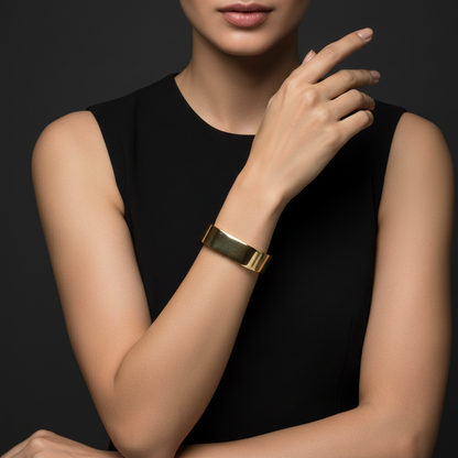 Gold Finish Western Kada Bracelet for Women