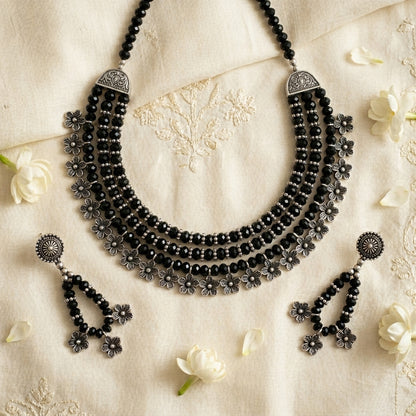Oxidised Traditional Necklace Set for Women | Lady Zone