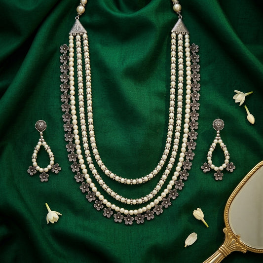 Oxidised Traditional Necklace Set for Women | Lady Zone