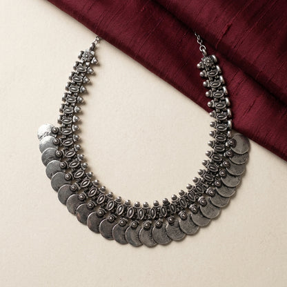 Oxidised Coin Tribal Necklace for Women | Lady Zone