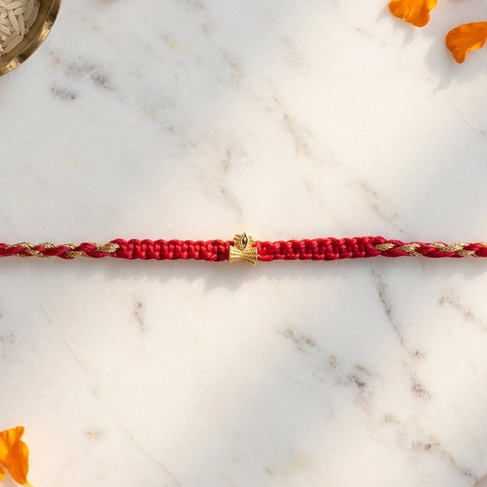 Shiva Eye Macrame Rakhi