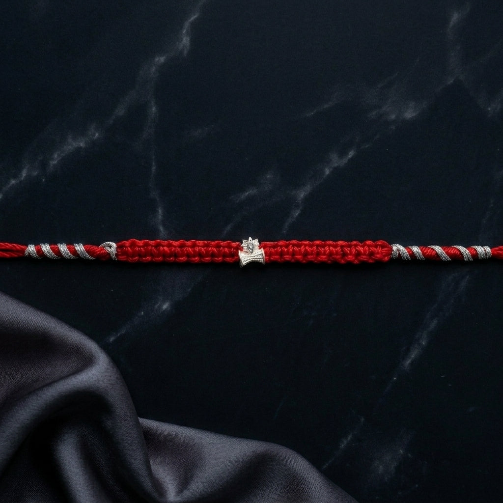 Shiva Eye Macrame Rakhi