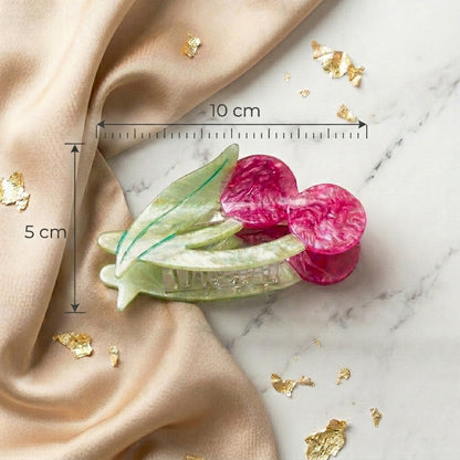Tulip Cellulose Acetate Hair Claw