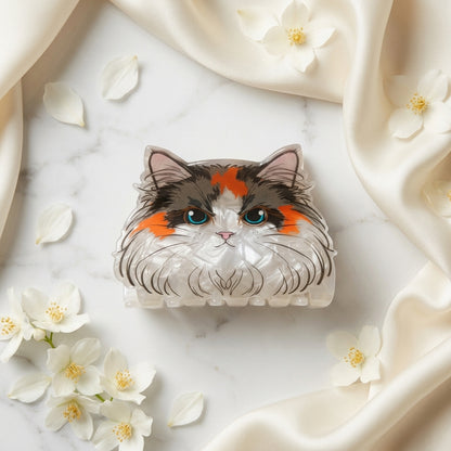 Calico Cute Cat Hair Claw