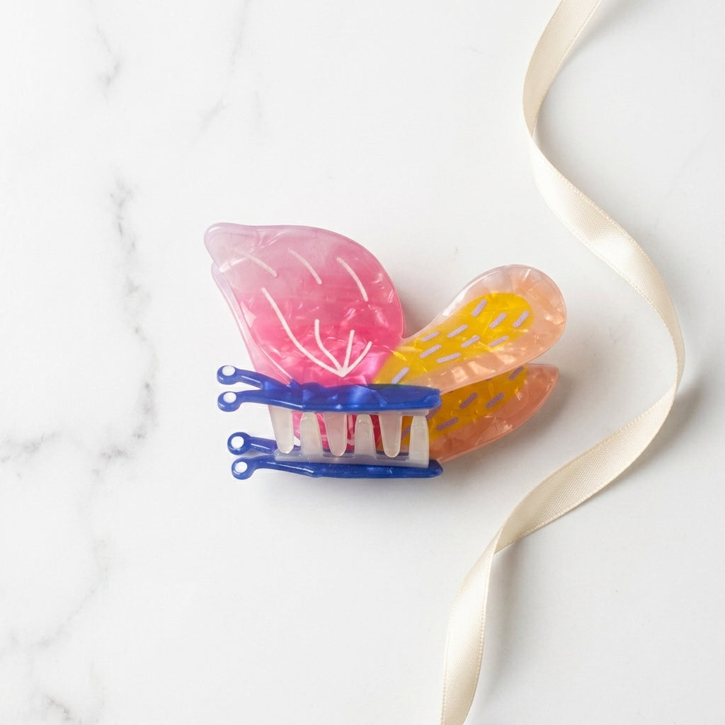 Butterfly Cellulose Hair Claw
