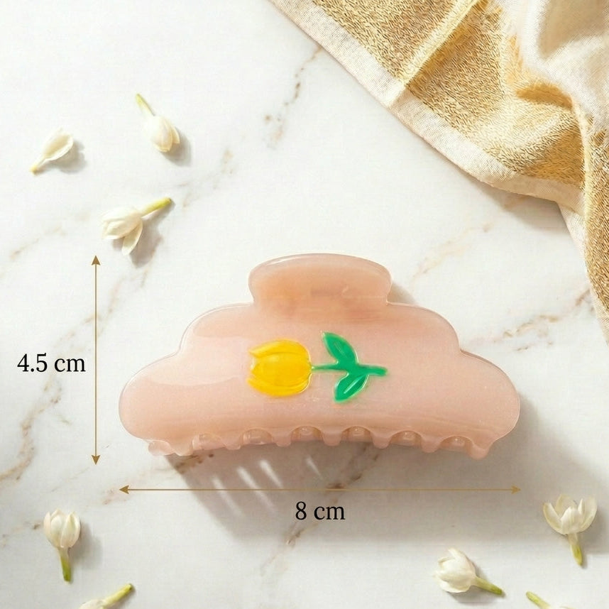 Cloud Tulip Cellulose Hair Claw