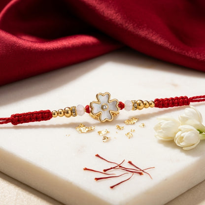 Clover Mother of Pearl Rakhi