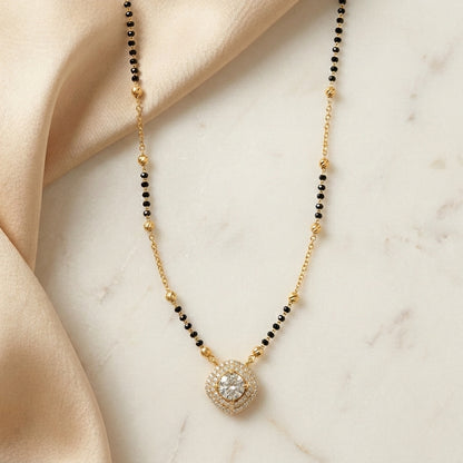 Celeste Solitaire Diamond Mangalsutra for Women