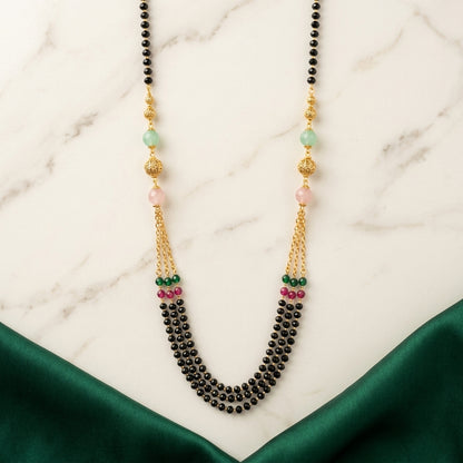 Triveni Beaded Traditional Mangalsutra for Women