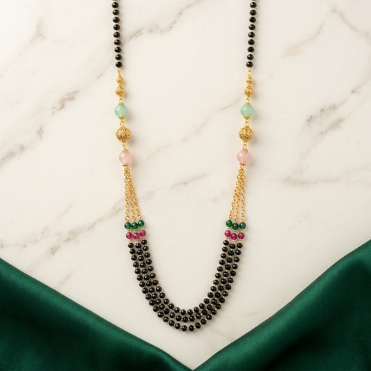 Triveni Beaded Traditional Mangalsutra for Women
