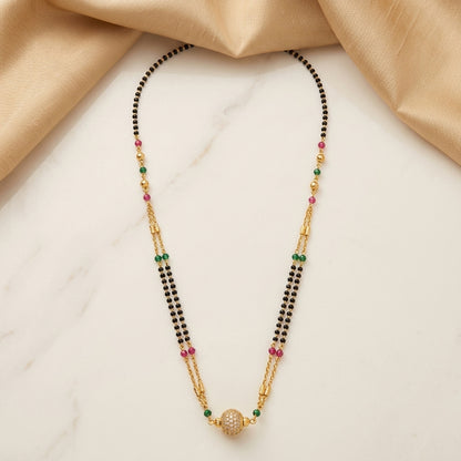 Trinity Pearl Ball Mangalsutra for Women