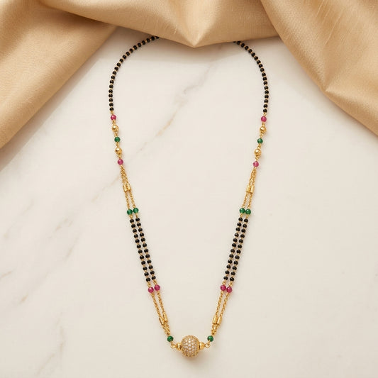 Trinity Pearl Ball Mangalsutra for Women