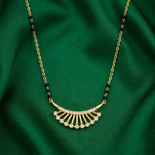 Sunburst Diamond Mangalsutra for Women
