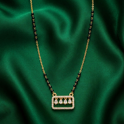 Diamond Drop Bar Mangalsutra for Women