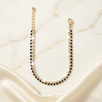 Elegant CZ Hand Mangalsutra Bracelet for Women