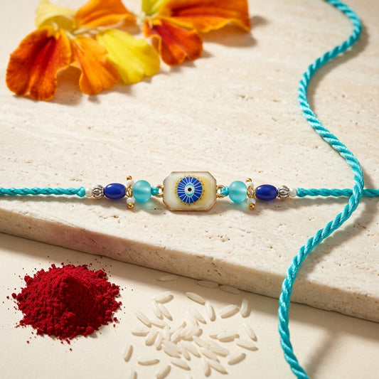 3PC Evil Eye Designer Rakhi