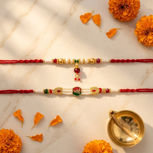 Traditional "Bhai" Designer Bhai Bhabhi Rakhi