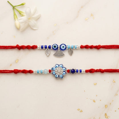 Protective Evil Eye Designer Bhai Bhabhi Rakhi