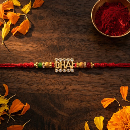 Elegant "Bhai" Designer Rakhi