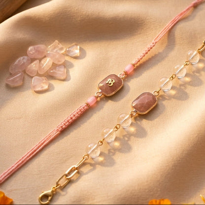 Serene Om Designer Bhai Bhabhi Rakhi