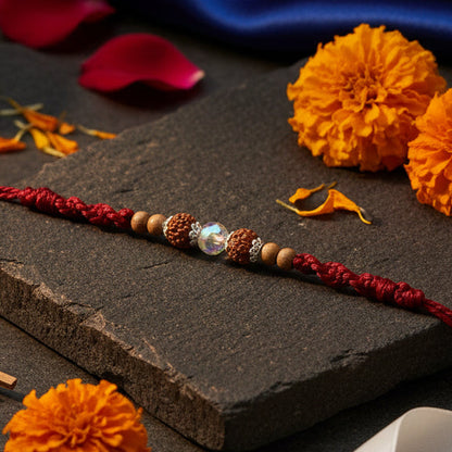 Radiant Crystal Spiritual Rakhi
