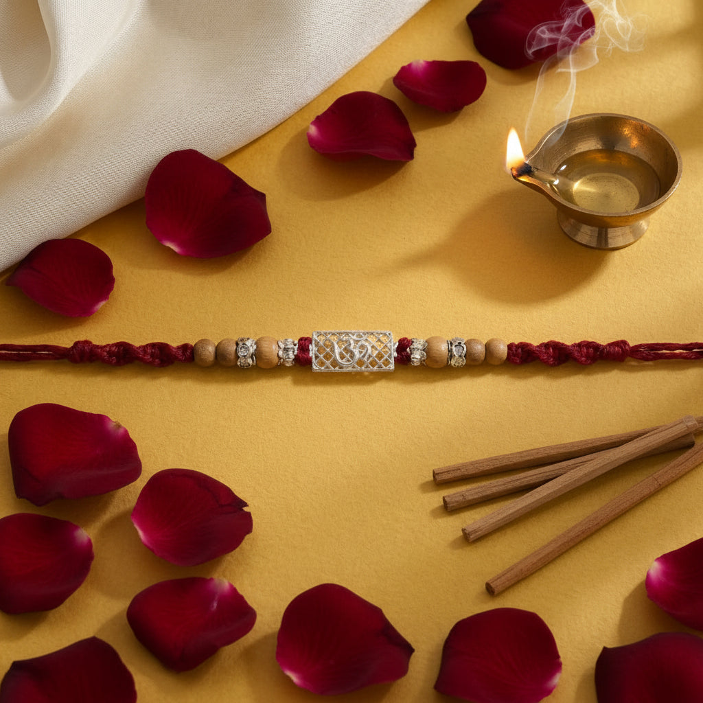 Elegant 'Om' Designer Rakhi