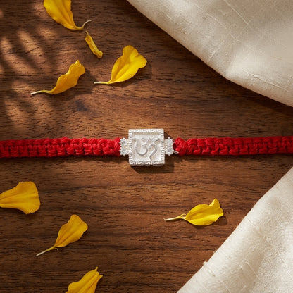 2 PC Mother-of-Pearl "Om" Rakhi