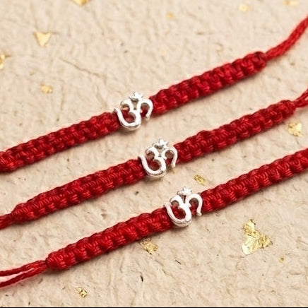 3 PC Sacred Om Minimalist Rakhi