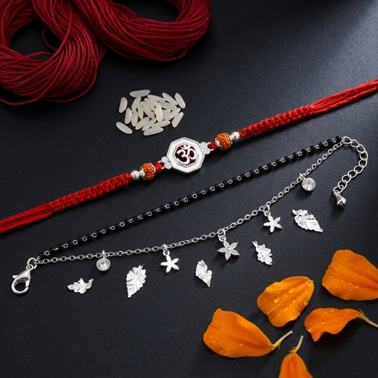 Divine Om & Star Bhai Bhabhi Rakhi
