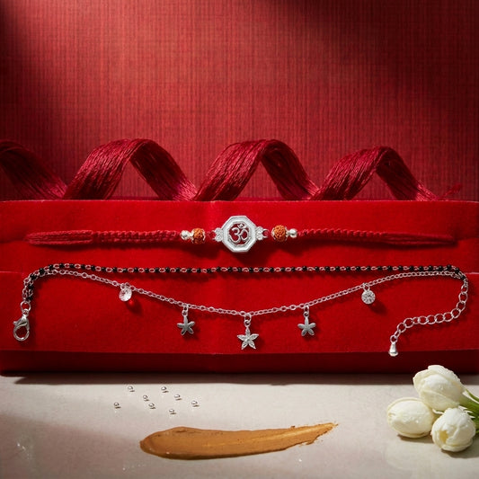 Divine Om & Star Bhai Bhabhi Rakhi