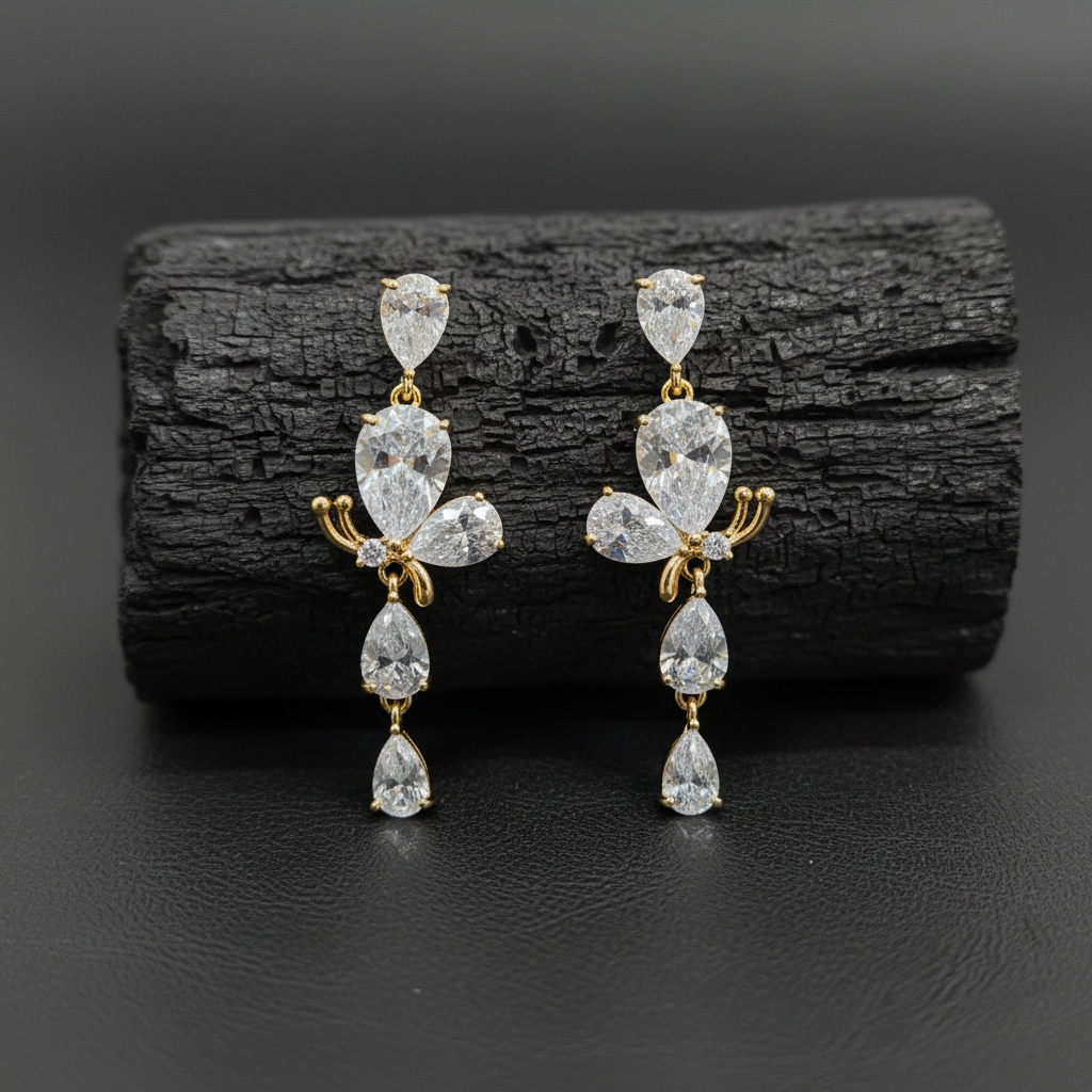 Luxury Crystal Drop Earrings