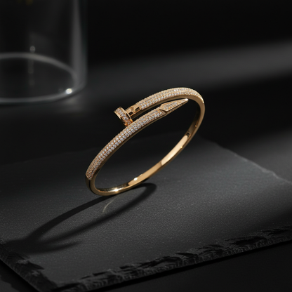 Crystal Nail-Inspired Western Bracelet