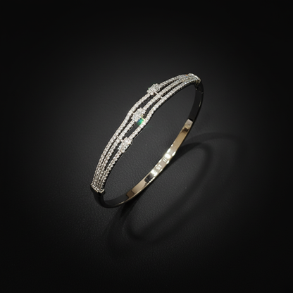 Sparkle Triple Line Western Bracelet