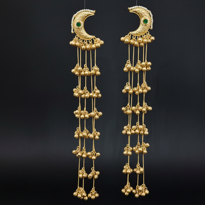 Chandrika Kashmiri Long Drop Earrings