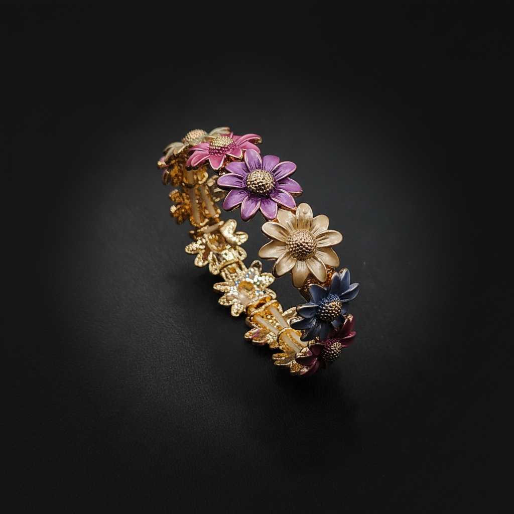 Pastel Charm Stretchable Western Bracelet