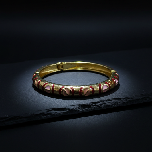 Elegant Minakari Openable Western Kada Bracelet for Women