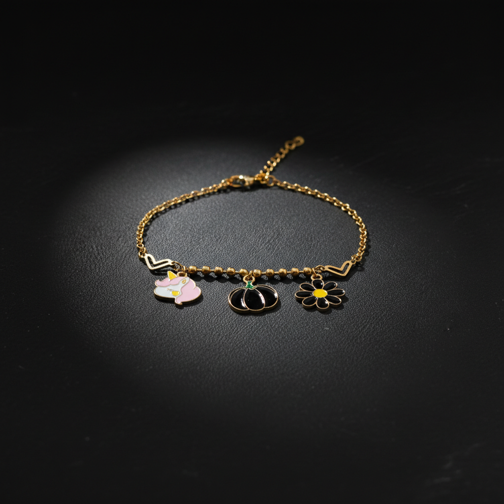 Trendy Western Charm Bracelet for Girls